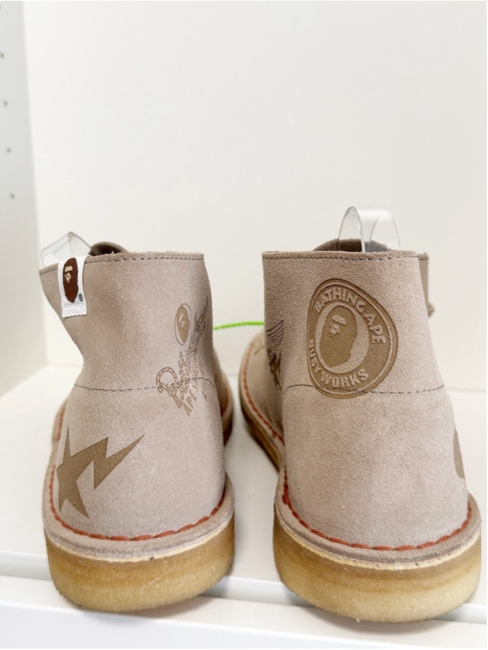 A Bathing Ape x Clarks Desert Boot
Bape Grey Embossed size 9.5 - Picture 4 of 11